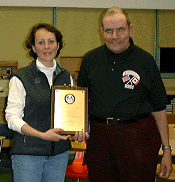 Former and future Board member Christine Nilan...